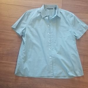 Perry Ellis Button up collard  t shirt